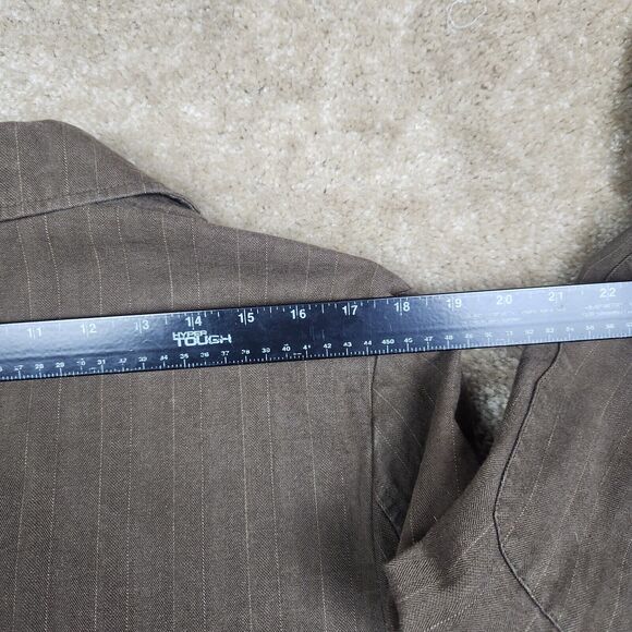 PX CUSTOM Jacket Small Brown Womens Button Up EUC - Picture 8 of 9